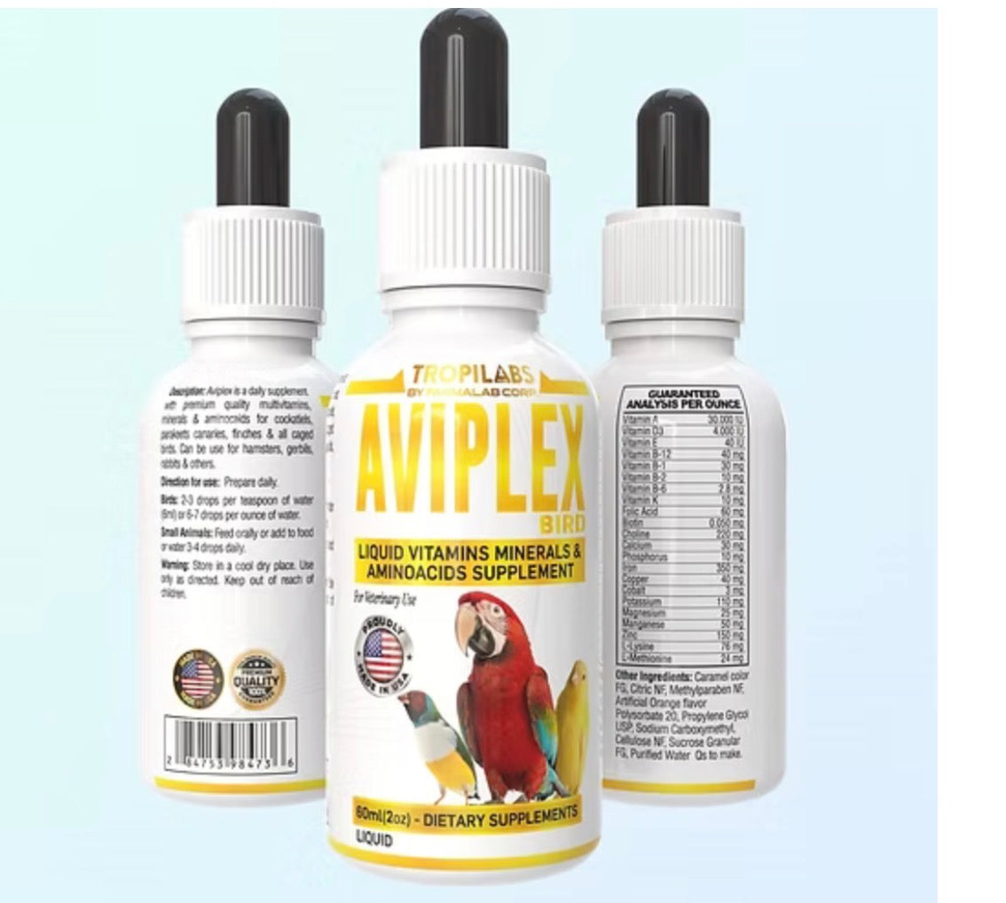 AVIPLEX ALL BIRD VITAMINS MINERALS Aves Pajaros