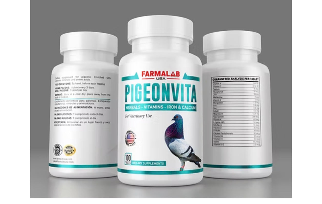PIGEONVITA HERBALS - VITAMINS - IRON- CALCIUM