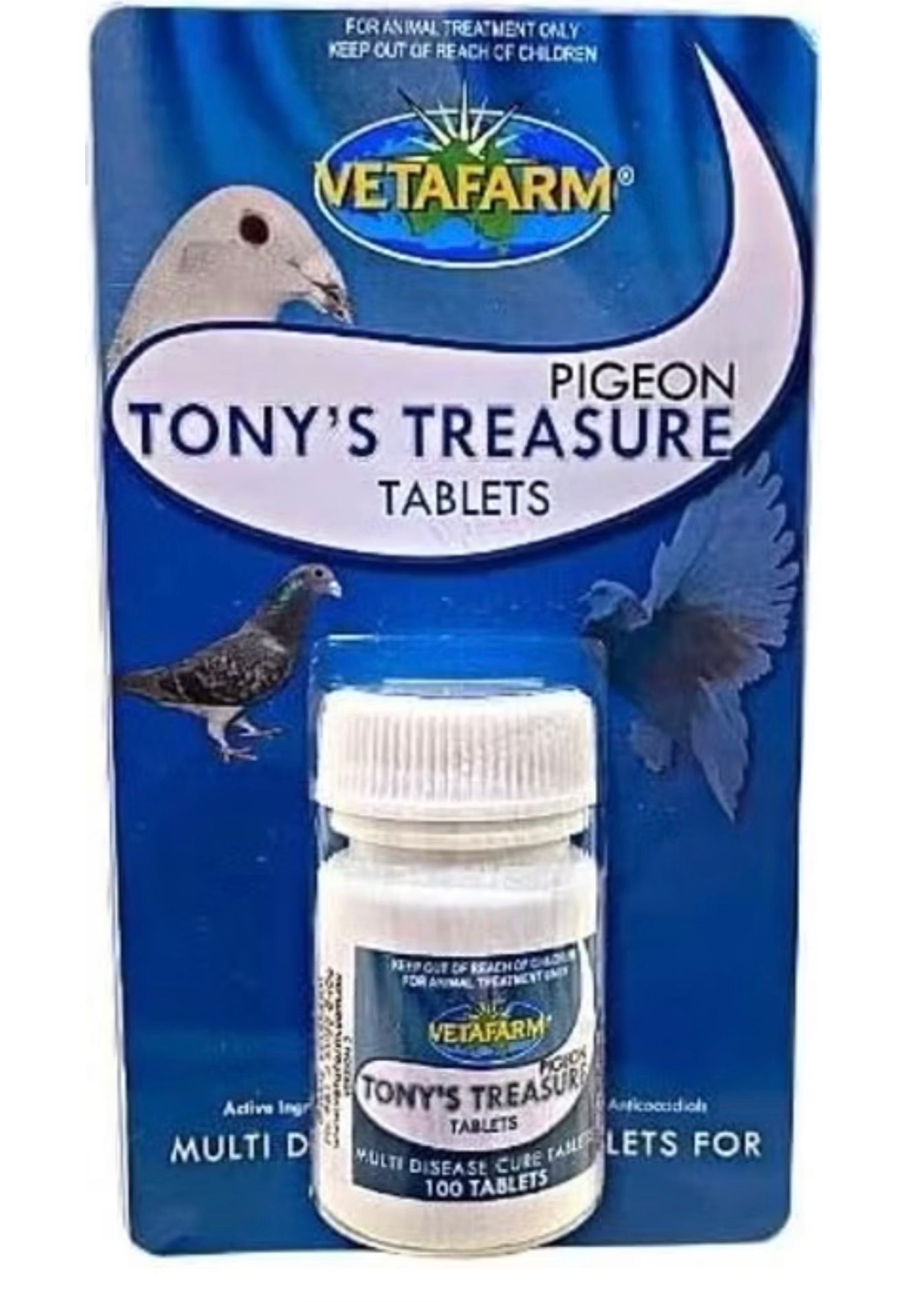 Tony's Treasure Tablets - 5 in 1 Tablets for Pigeons