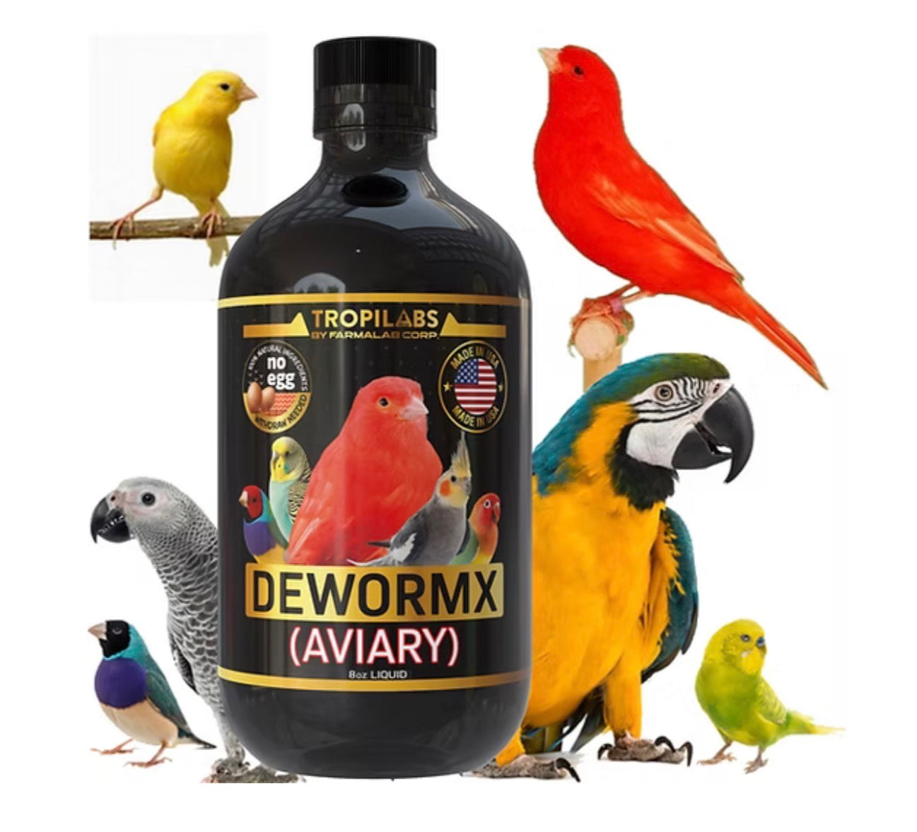 Dewormer Desparasitante All Birds Aves Aviary 8onzas