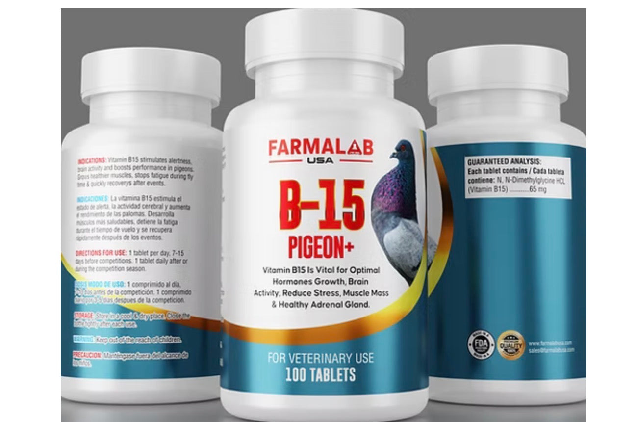 B15 Vitamin for Pigeons Palomas