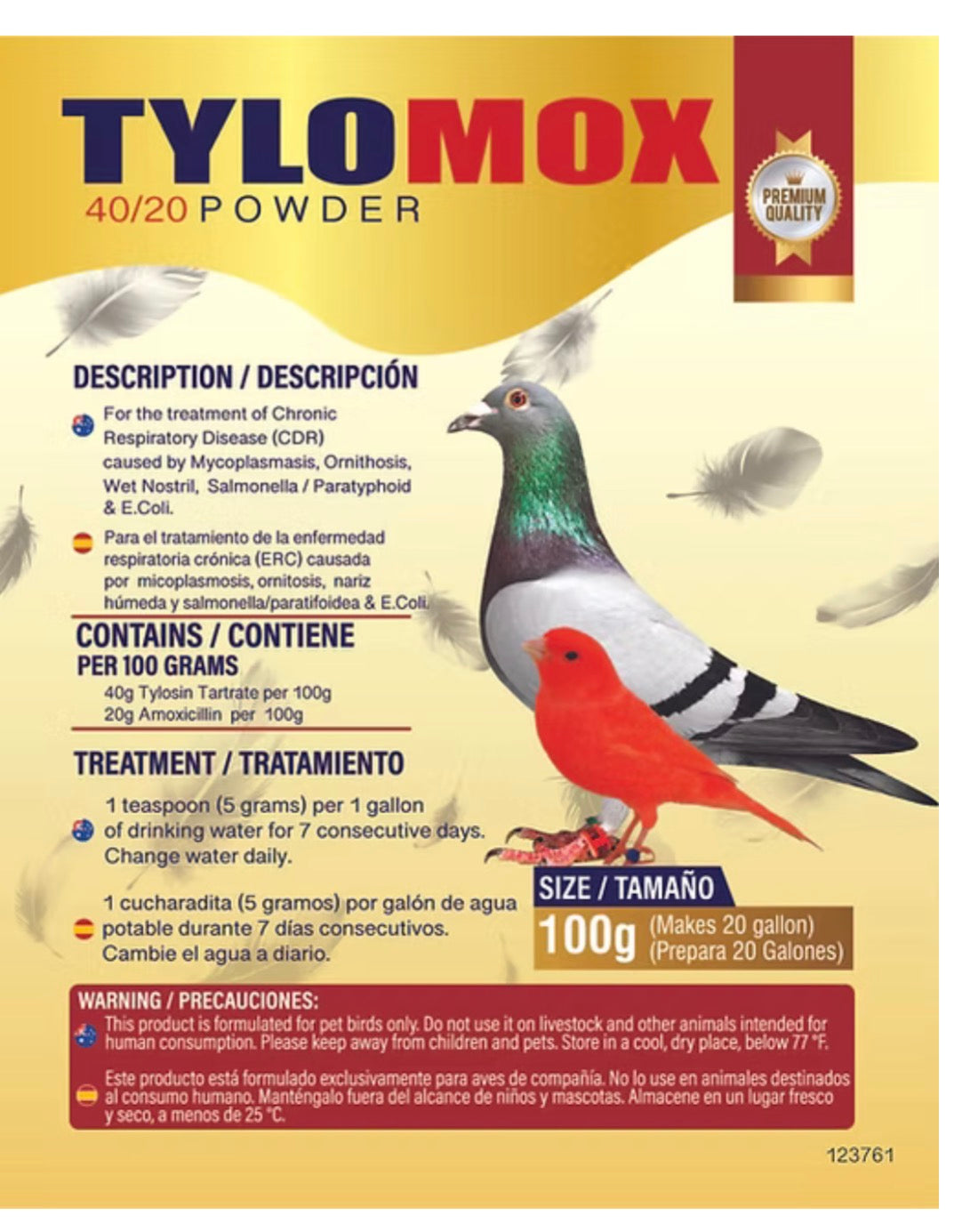 Tylomox 40/20 powder