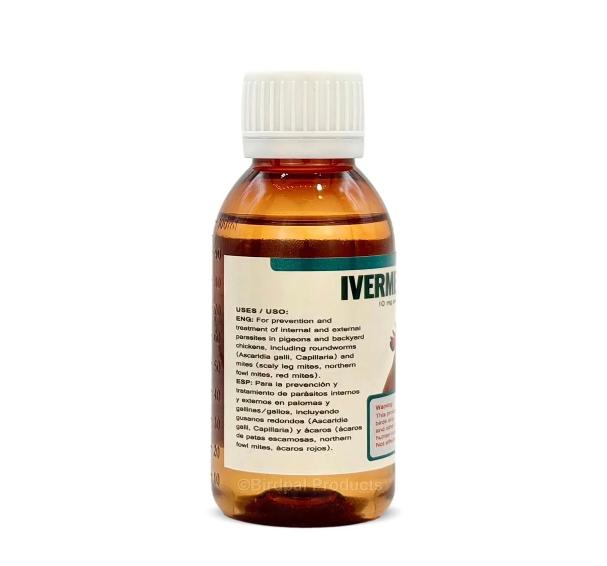 Ivermectin 1% Liquid - Anti-Parasitic for Pigeons & Backyard Chickens