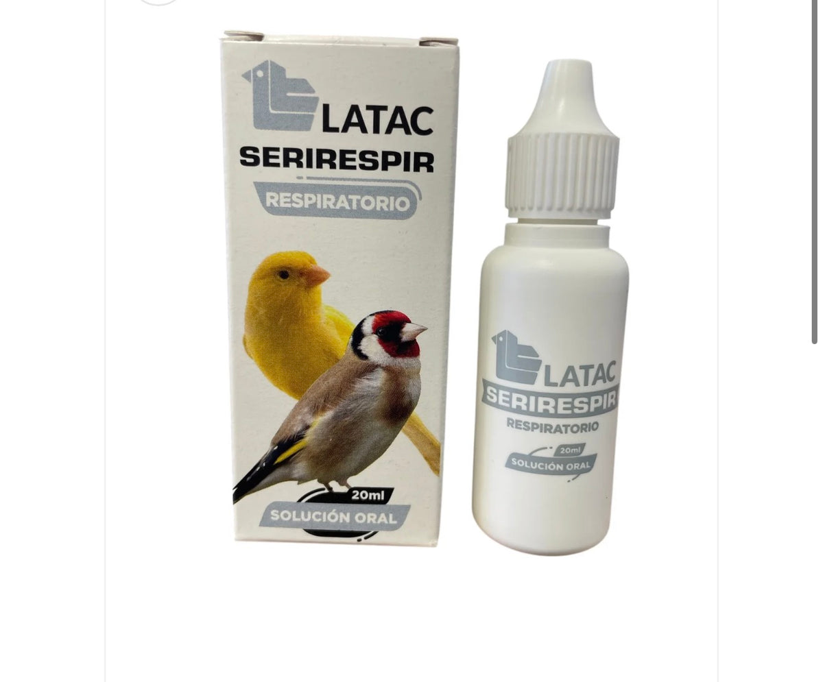 Latac Serirespir (Tratamiento preventivo de las infecciones respiratorias). Para pájaros