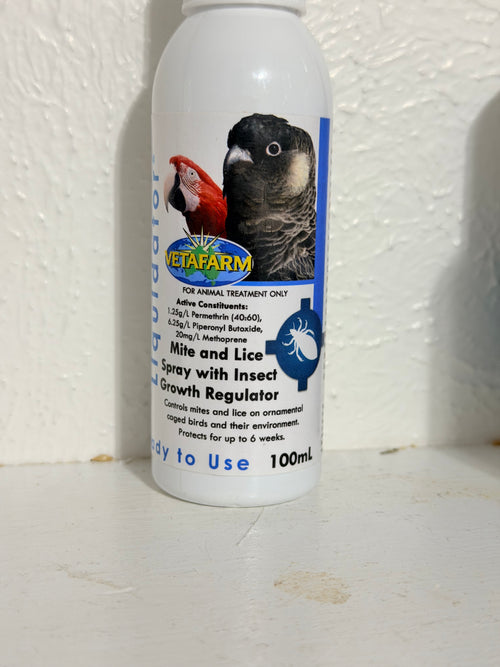 Avian isenct liquidator - liquido para matar acaros en palomas canarios finches