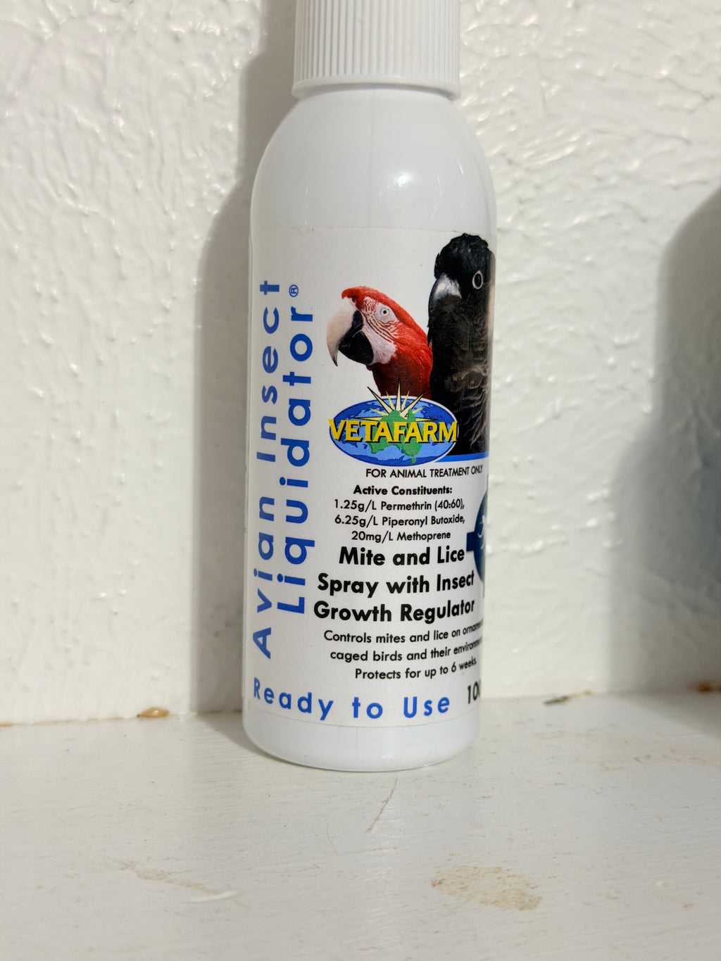 Avian isenct liquidator - liquido para matar acaros en palomas canarios finches